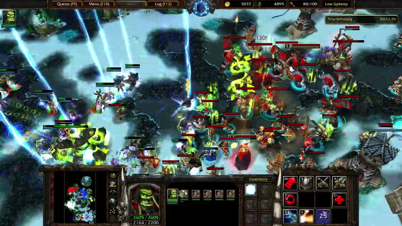 Warcraft III Battle for Mount Hyjal - NEW MAP (海加尔战役)