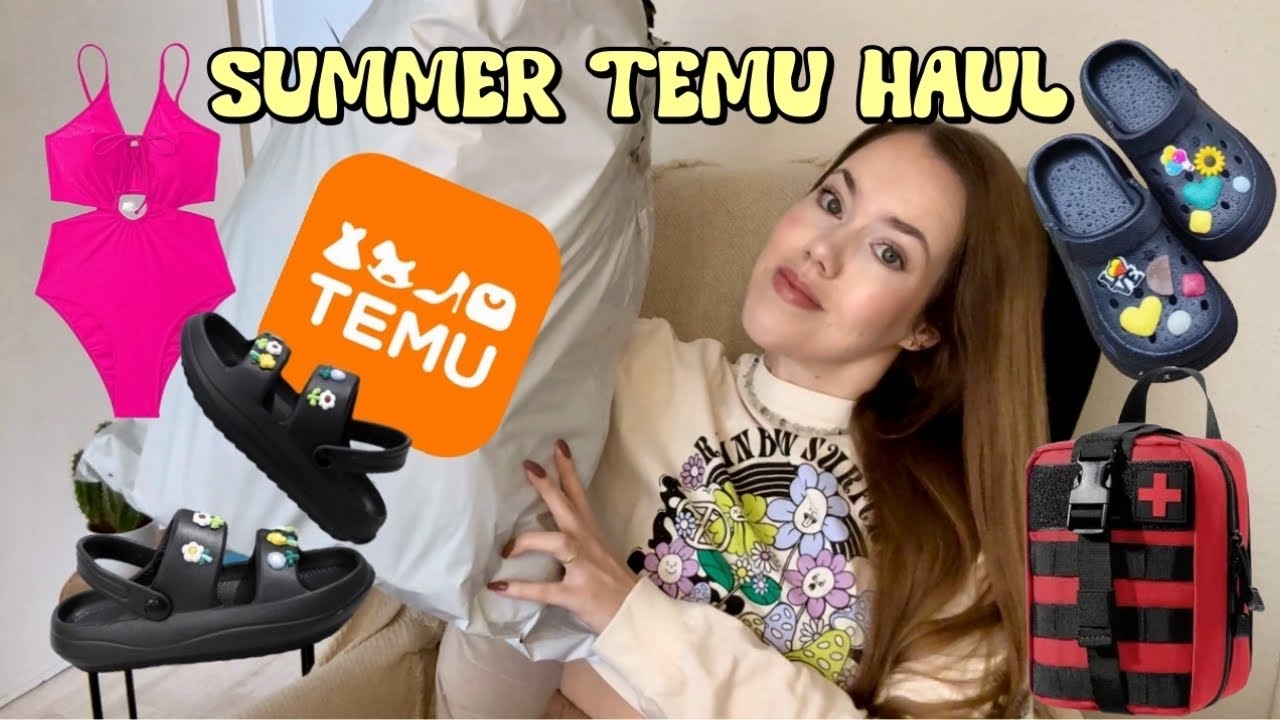 Summer Essentials TEMU HAUL! Sandals, First Aid Kit and more!