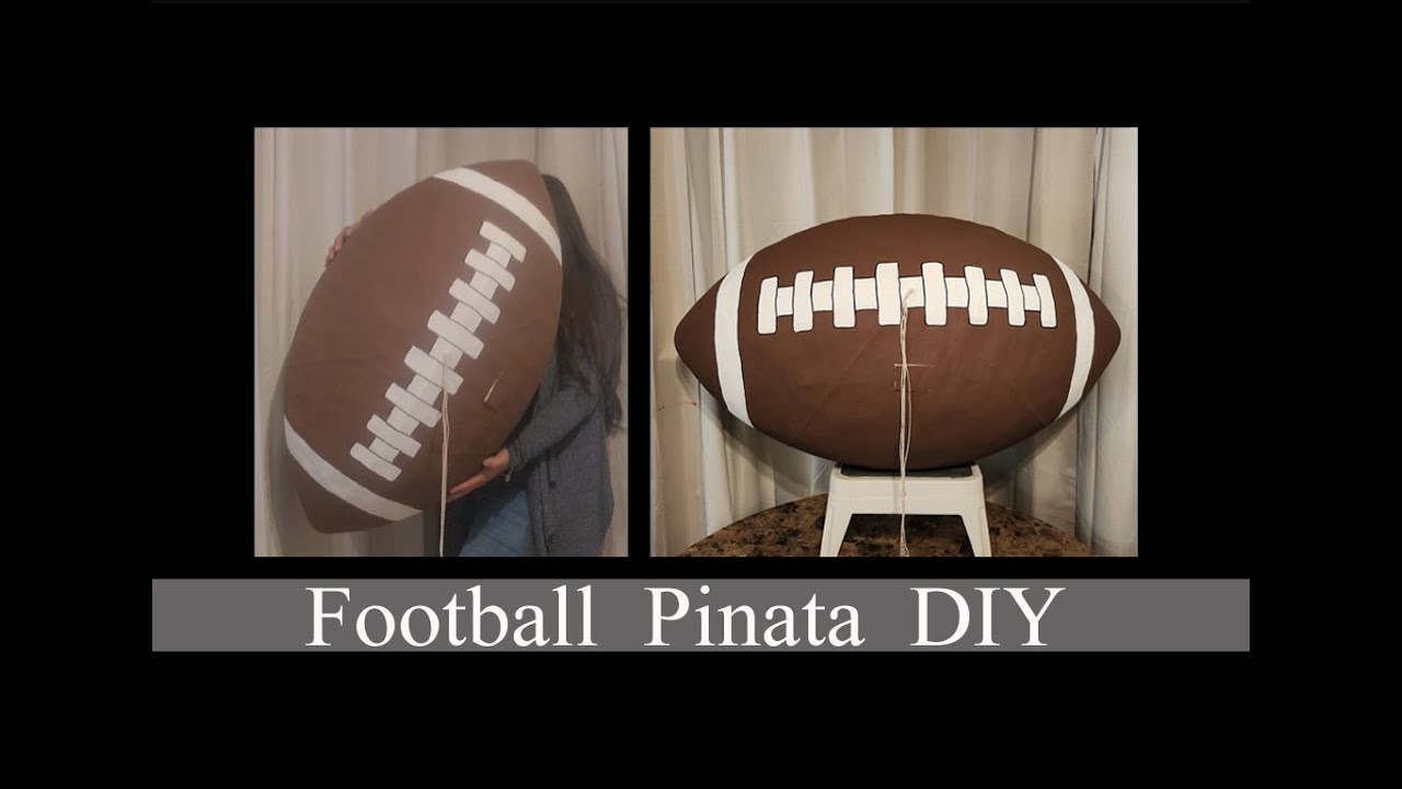 How to make a Football Pinata - Football Pinata - How to make a pinata