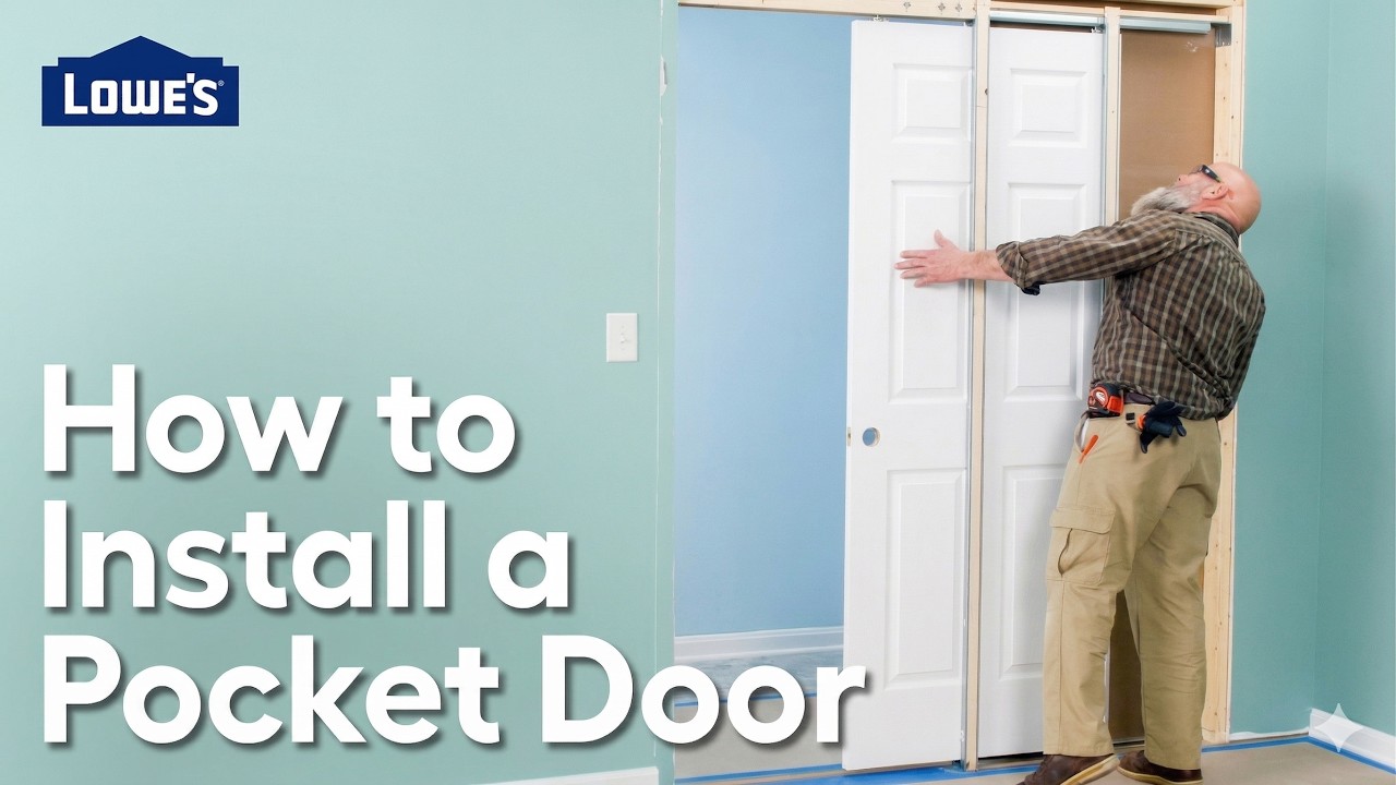 Как установить раздвижную дверь