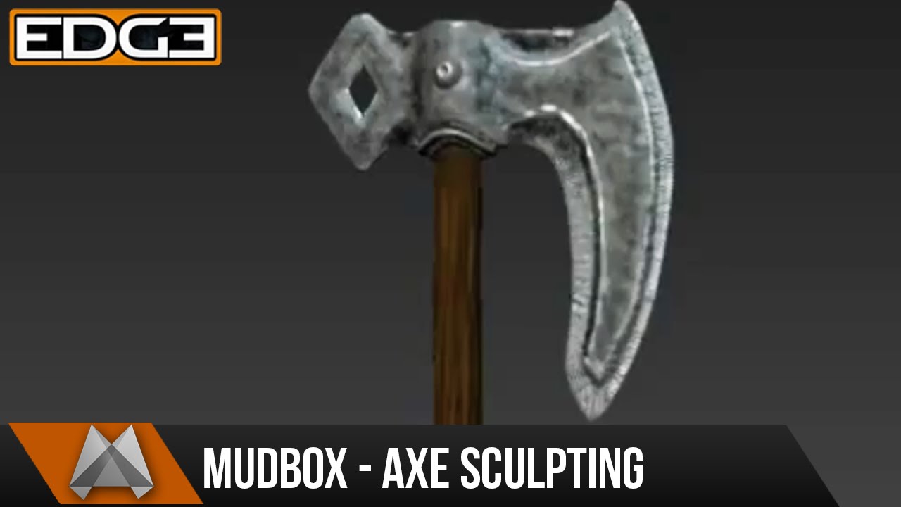 Mudbox Tutorial - Sculpting an Iron Axe #2