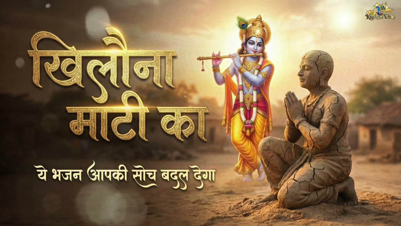 खिलौना माटी का | टूटती सांसें, झूठी दुनिया 💔 | Krishna Bhajan 2026 That Touches Soul