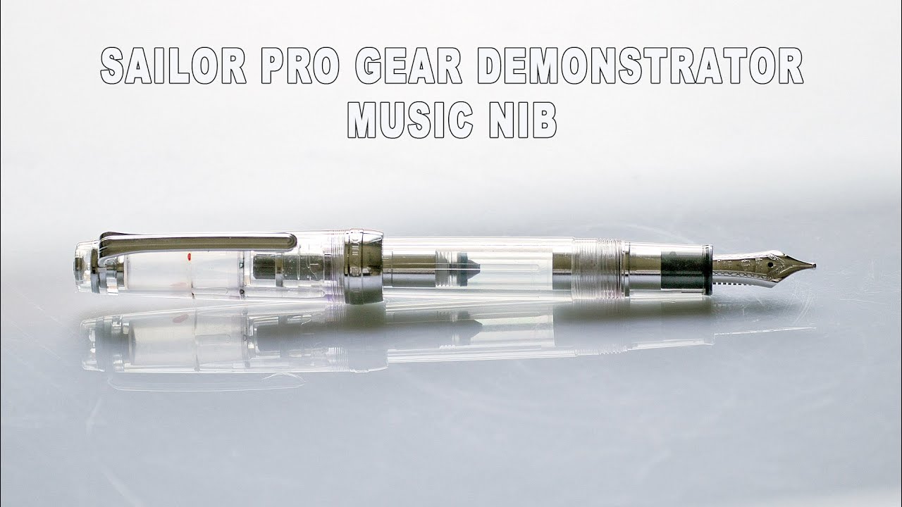 Sailor pro gear demonstrator pennino musicale music nib stilografica