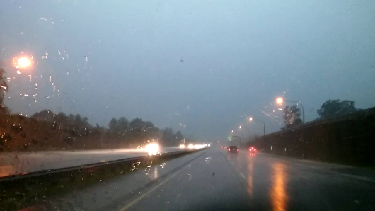 08/15/16 Severe TStorm Warning driving on I.C.C. MD200W