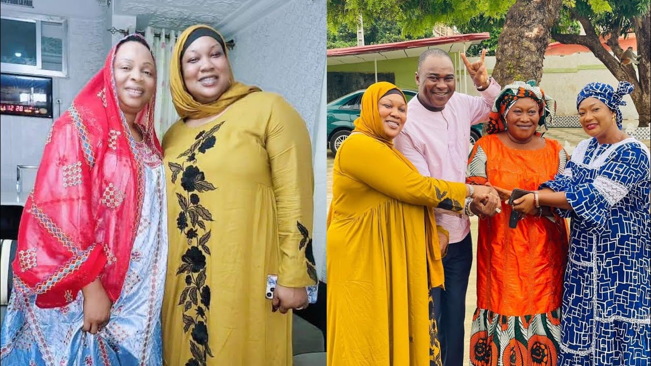 MME KDK FATIM DIABATÉ AVEC SES MAMANS SONA TATA, SAYON CAMARA ET SON PAPA SEKOUBA KANDIA KOUYATÉ
