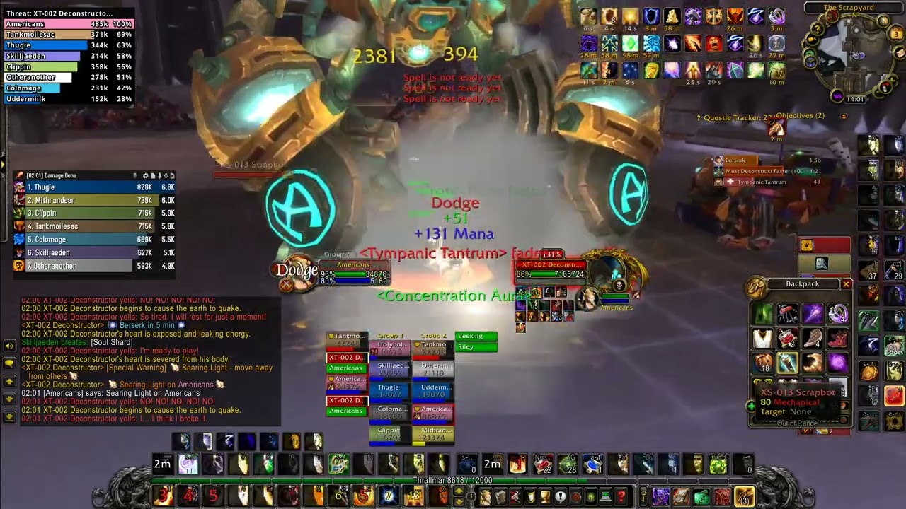 XT-002 Deconstructor Hard Mode - Ulduar 10m (Protection Paladin PoV) - WoW Classic