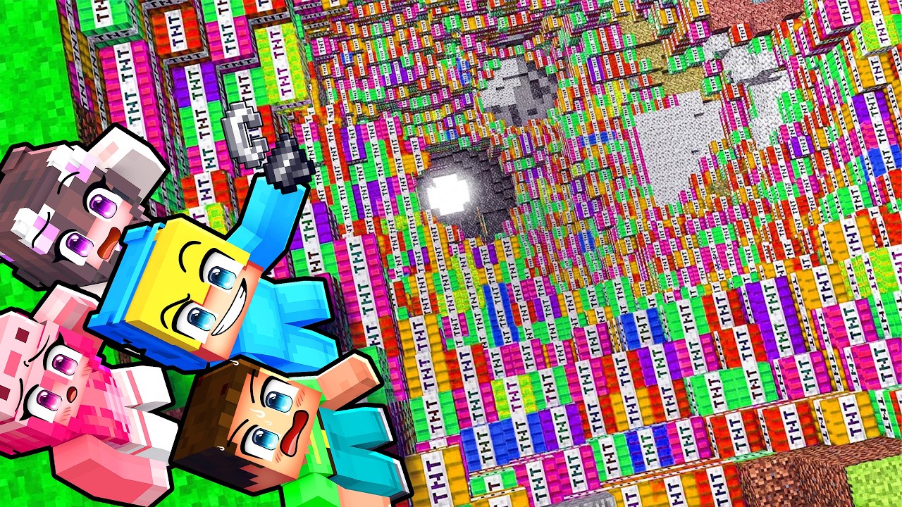 Ich lasse jedes GEHEIME Minecraft TNT in einem einzigen Video explodieren…
