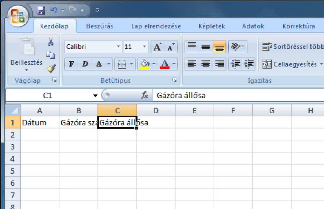Excel alapok első lecke / excelegyszeruen.hu