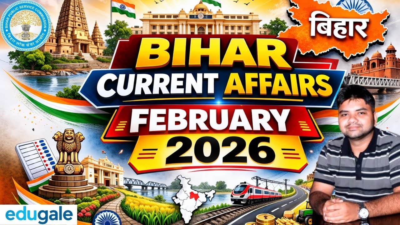 Bihar February 2026 Current Affairs | BPSC | Bihar  Current Affairs February 2026 | Bihar Special 