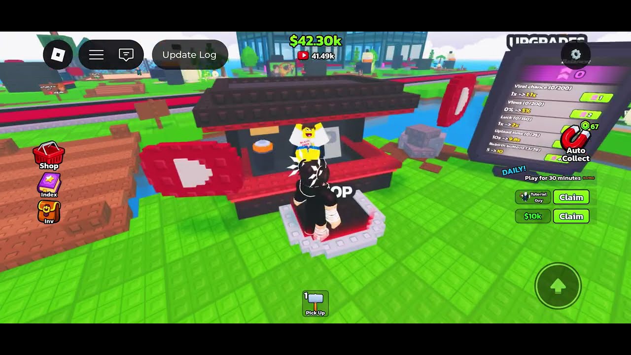 Getting Famous in Roblox Be A YouTuber!