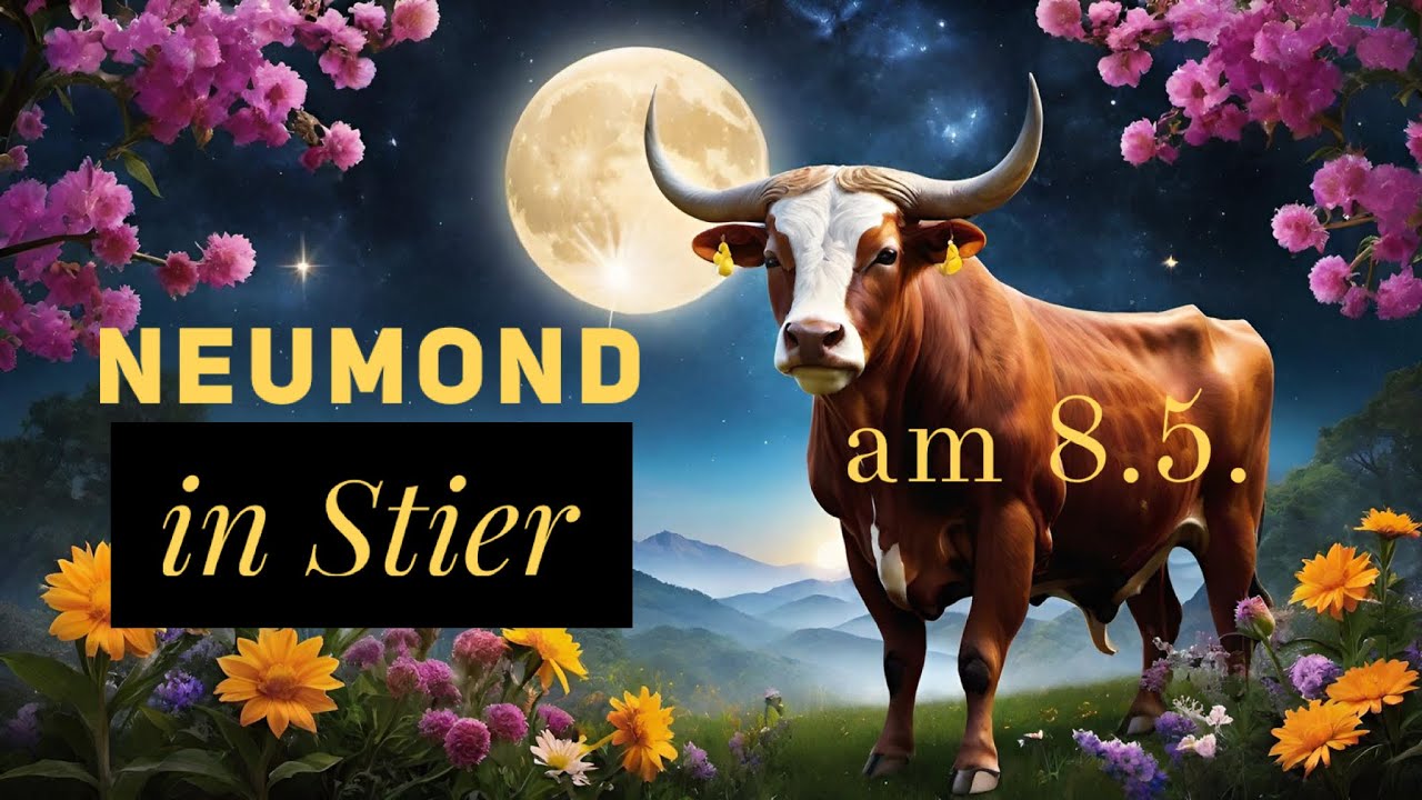 Neumond in Stier♉️ Du bist auf dem richtigen Weg. Das Ziel ist fast erreicht! Befreie dich vom Alten