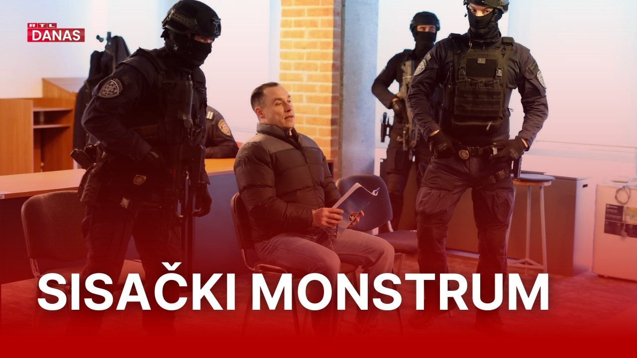 Lisice i lanci na rukama i nogama: Pogledajte kako se Mlađan ponašao u sudnici | RTL Danas