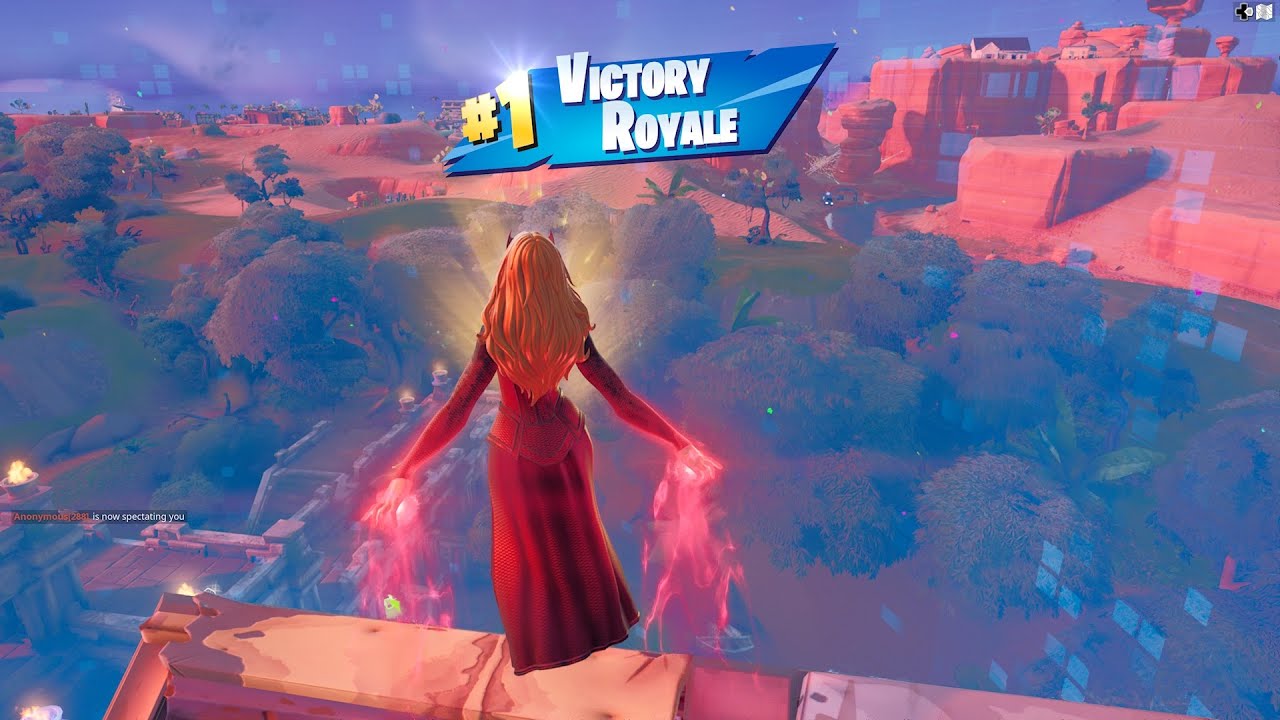 *NEW* SCARLET WITCH SKIN IN FORTNITE!! Solo Full Gameplay #EpicPartner