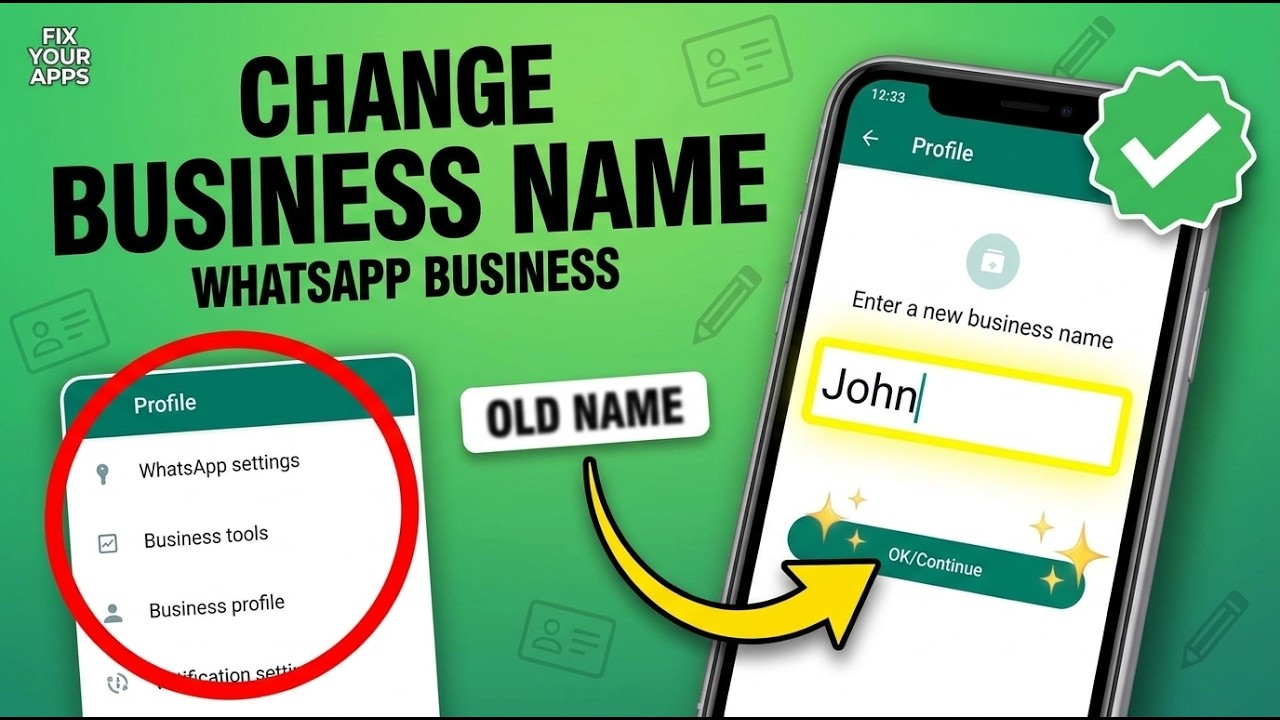 How to Change the WhatsApp Business Name