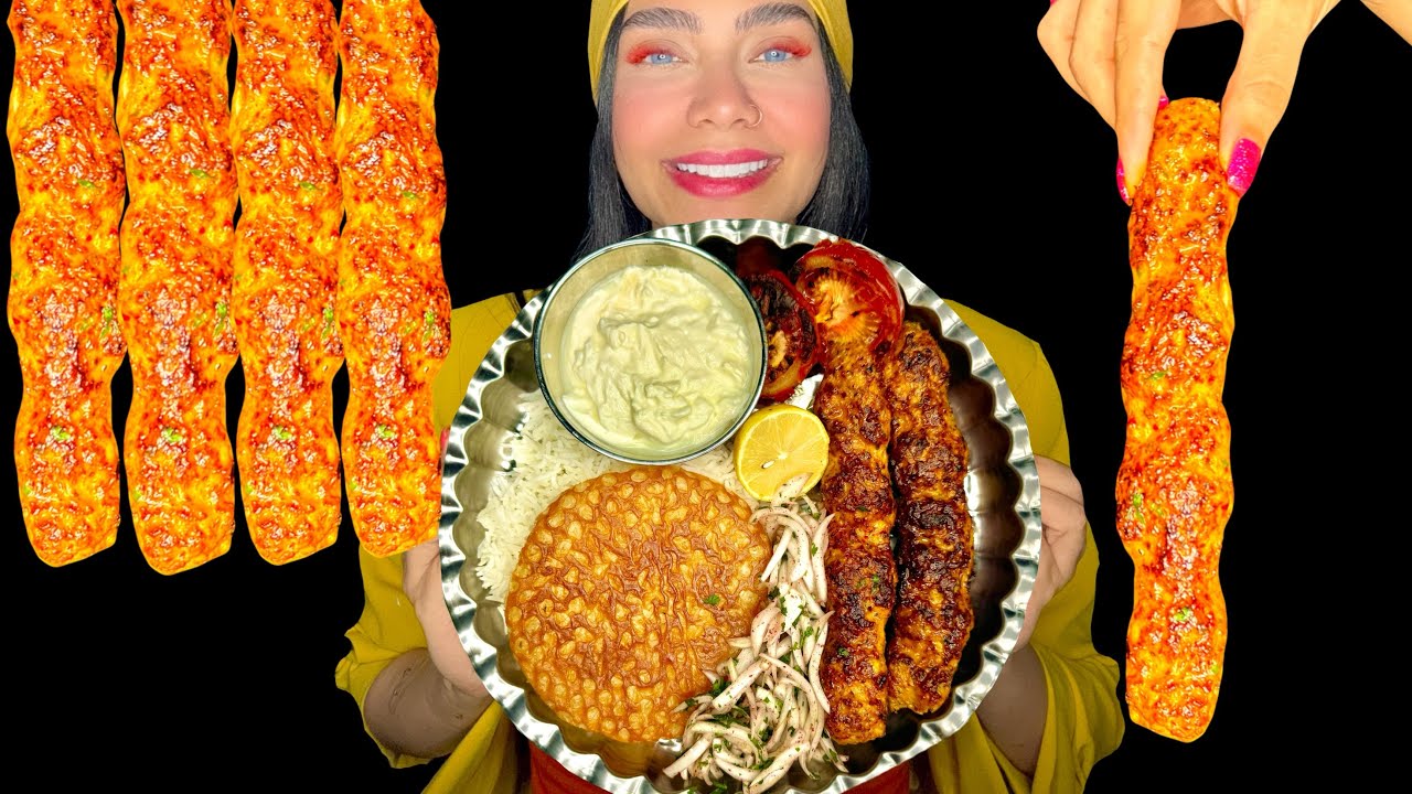 MUKBANG ASMR CHICKEN KOOBIDEH KEBAB 🍗🐔