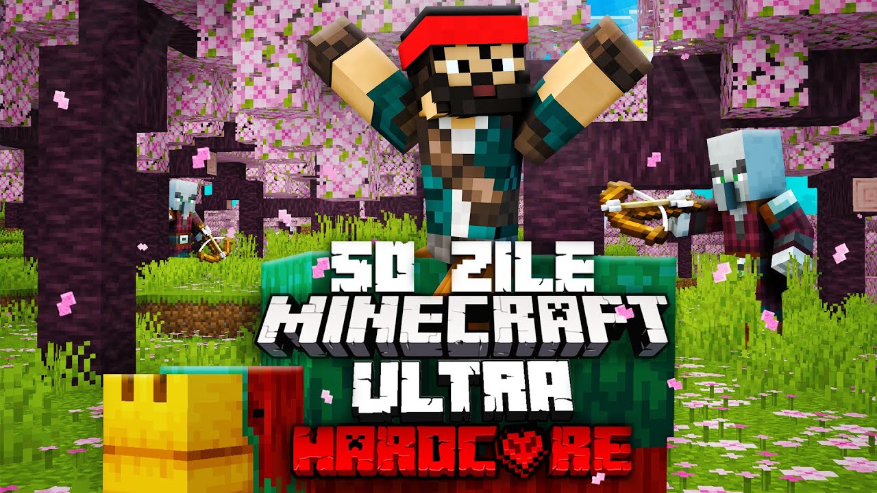 Am Supravietuit 50 de Zile pe Minecraft Ultra Hardcore