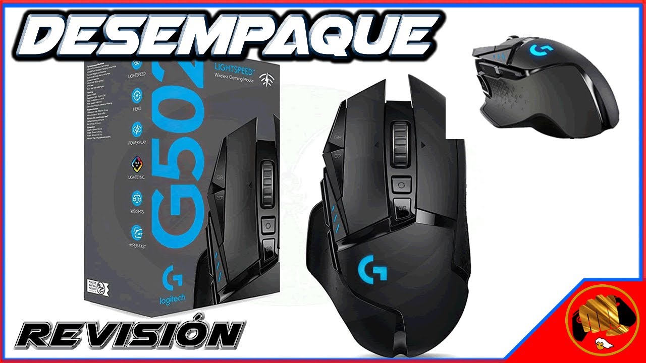 Desempaque Mouse G502 lightspeed