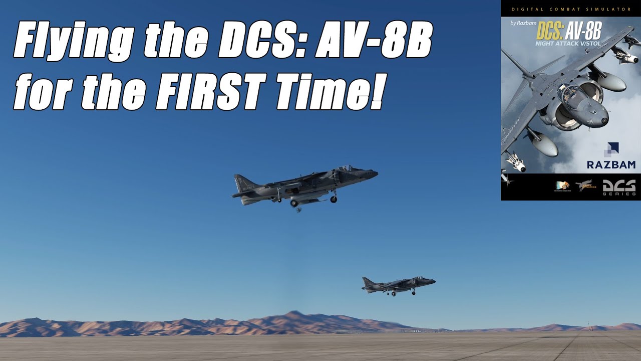 Trying the AV-8B Harrier in DCS!