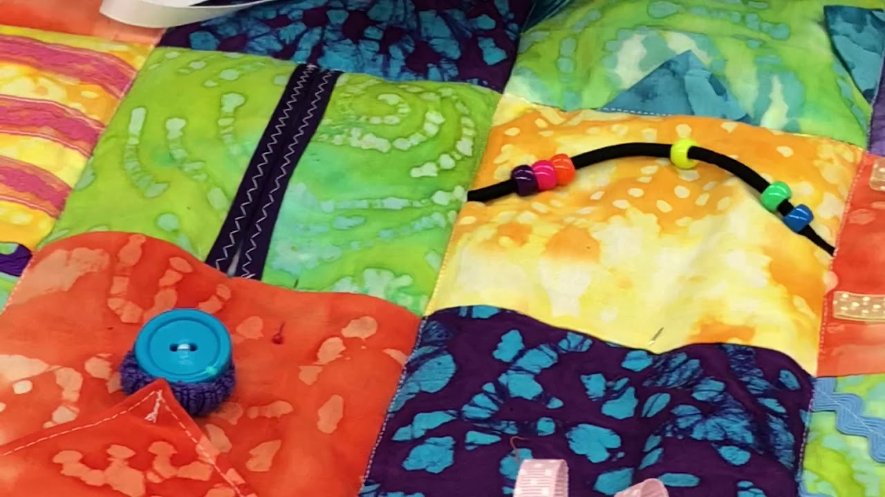 4-H Fidget Quilt Sewing Challenge Assembling Your Quilt and Stitch in the Ditch