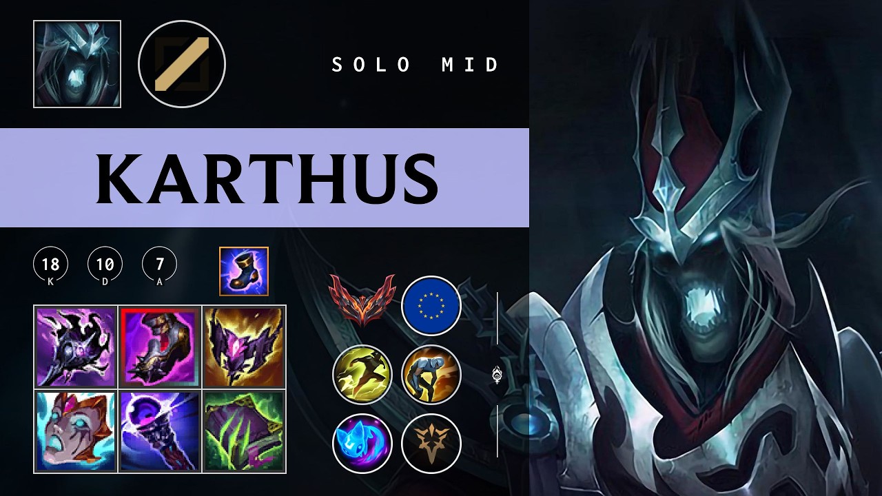 Karthus Mid vs Aurora - EUW Grandmaster Patch 26.04