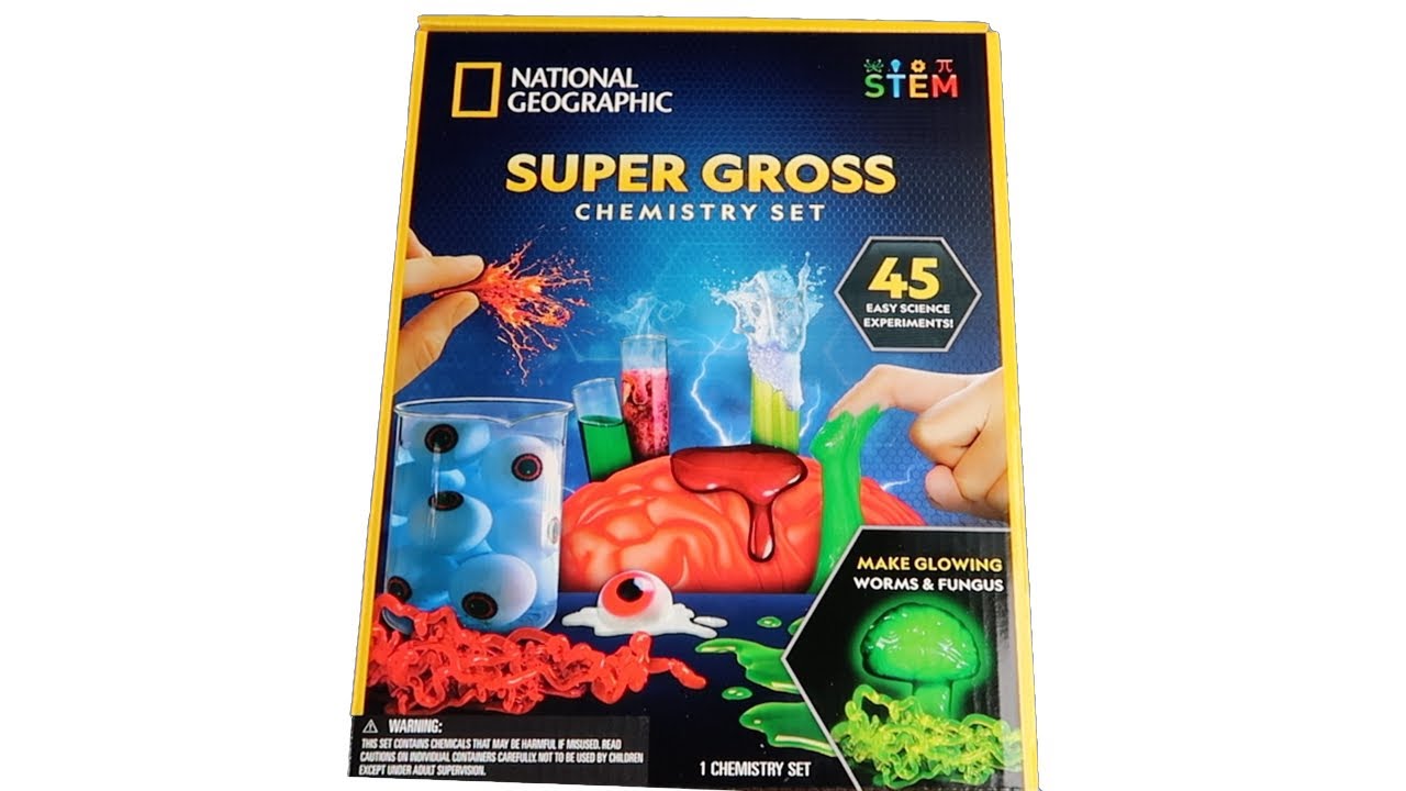 Super gross Chemistry STEM Kit – A look inside!