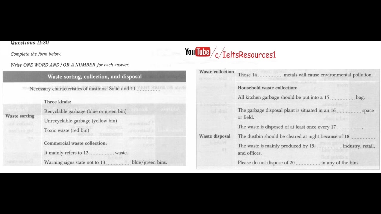 IELTS LISTENING PRACTICE TEST | THE CAREER COVES | TEST 11