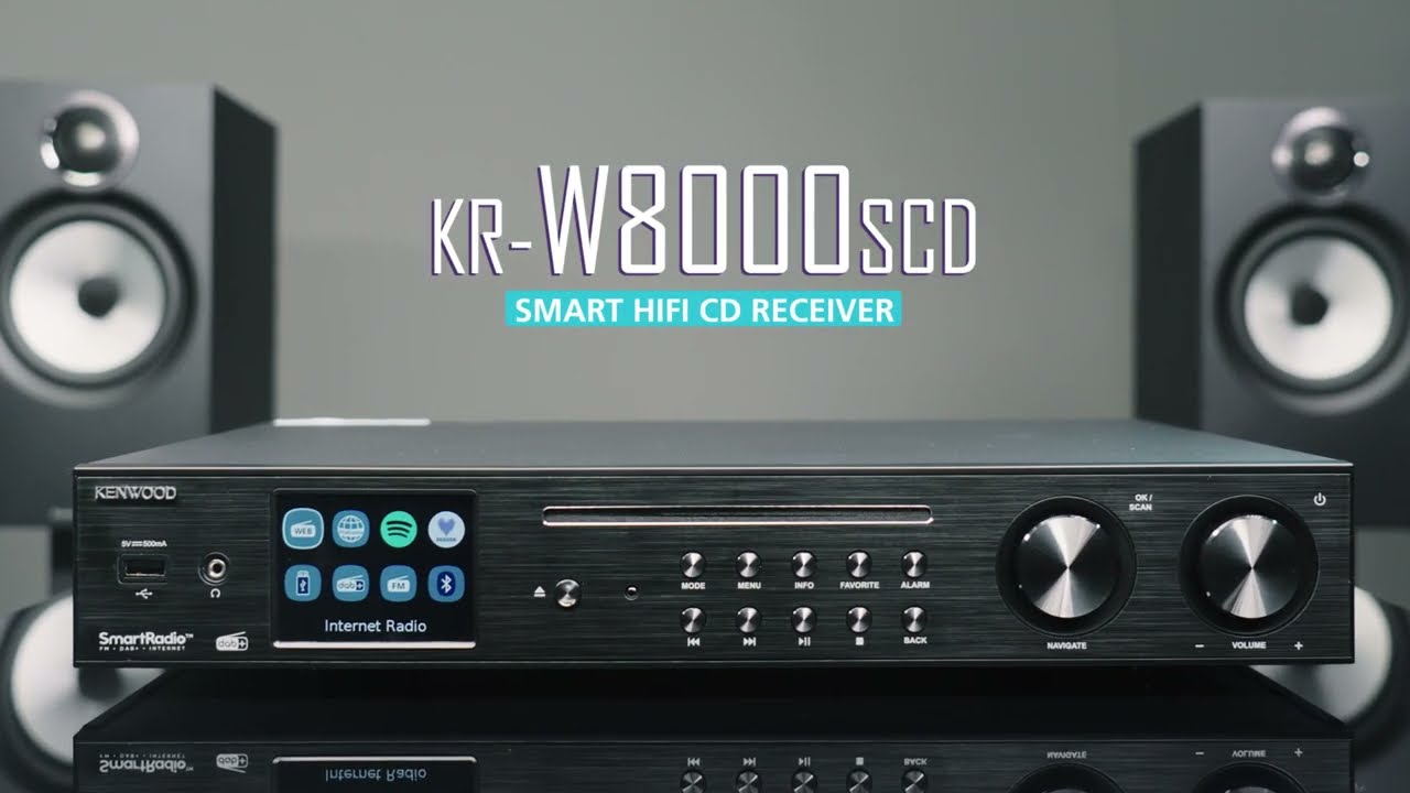 KENWOOD KR-W8000SCD Smart HiFi CD Receiver