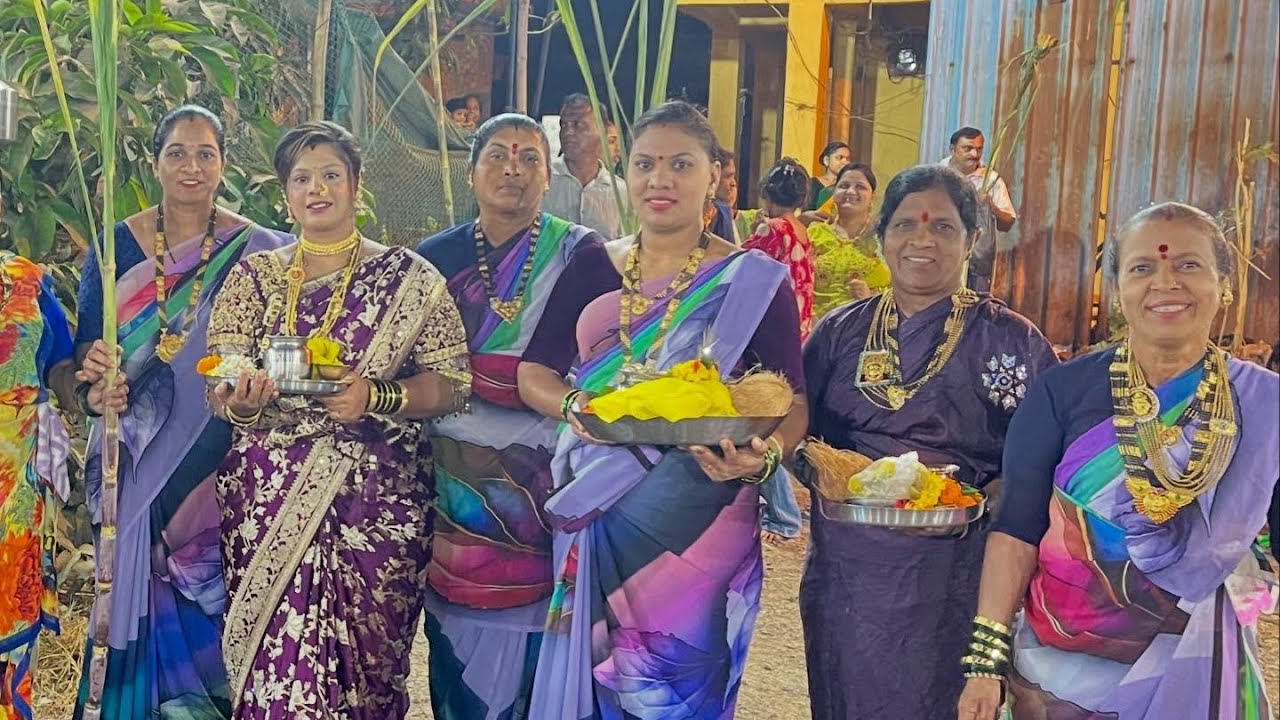 होळी ला पोखायला गेलो नंतर पुजा केली🥳