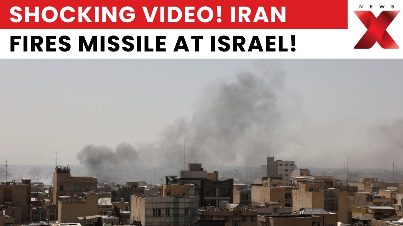 Shocking IRGC video shows missile fired at Israel amid escalating Middle East war! | NewsX