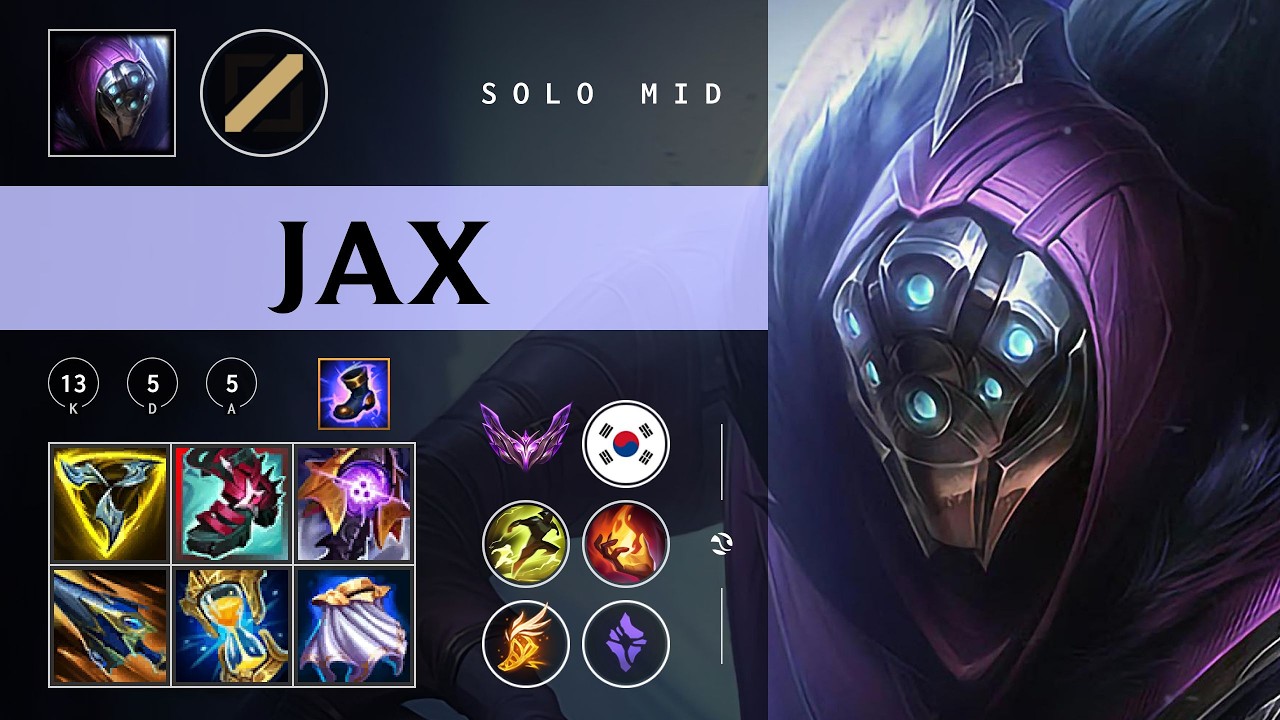 Jax Mid vs Akshan - KR Master Patch 26.03
