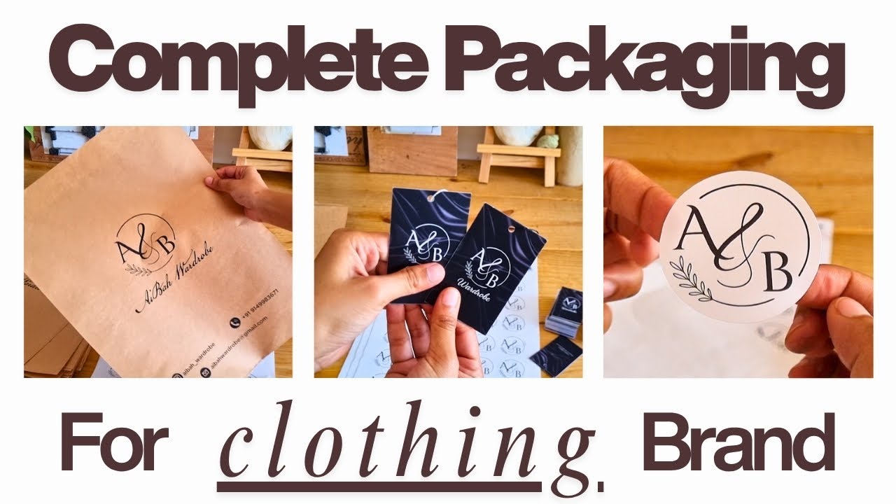 Packaging Ideas for Clothing Brands | Small Biz Packaging | T-shirt Packaging in India