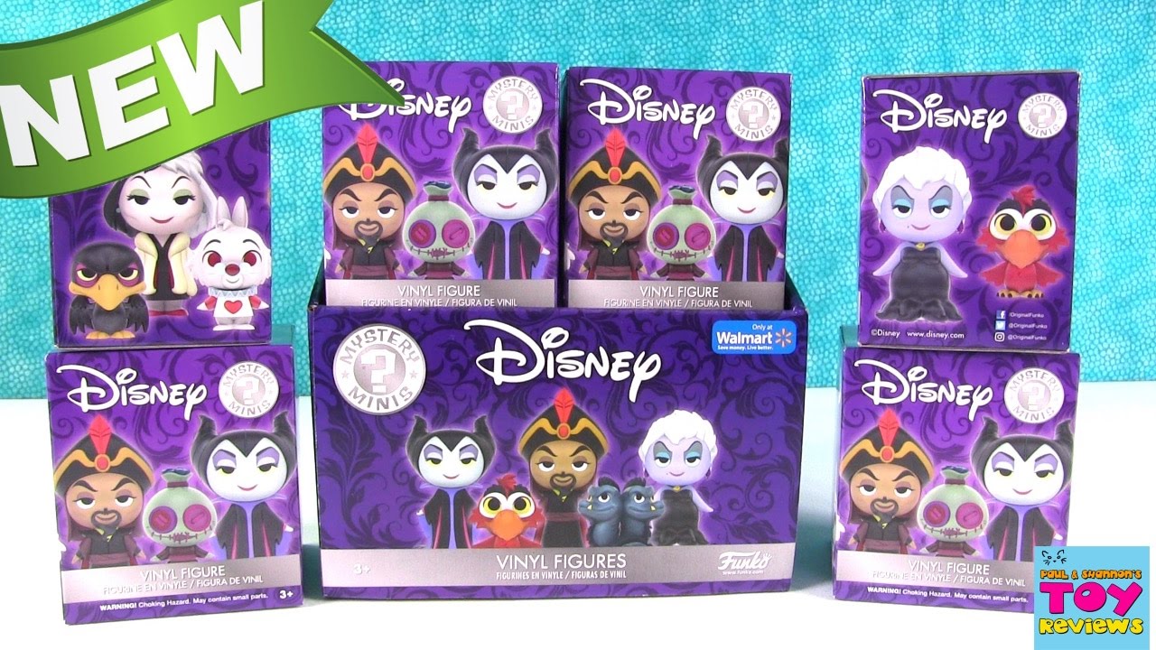 Распаковка виниловых фигурок Disney Villains Funko Mystery Minis Blind Box Series 1 | PSToyReviews