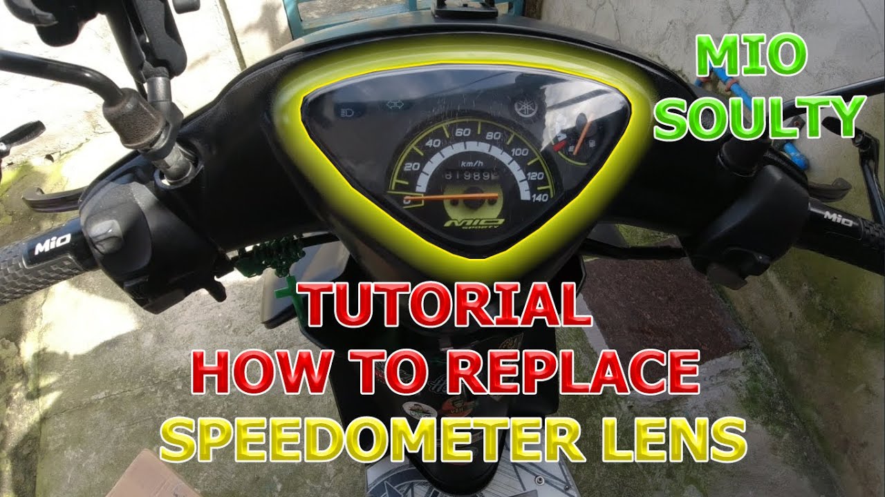 Full Tutorial: How to replace SPEEDOMETER LENS for MIO SOULTY | For Beginners | NgobzTV