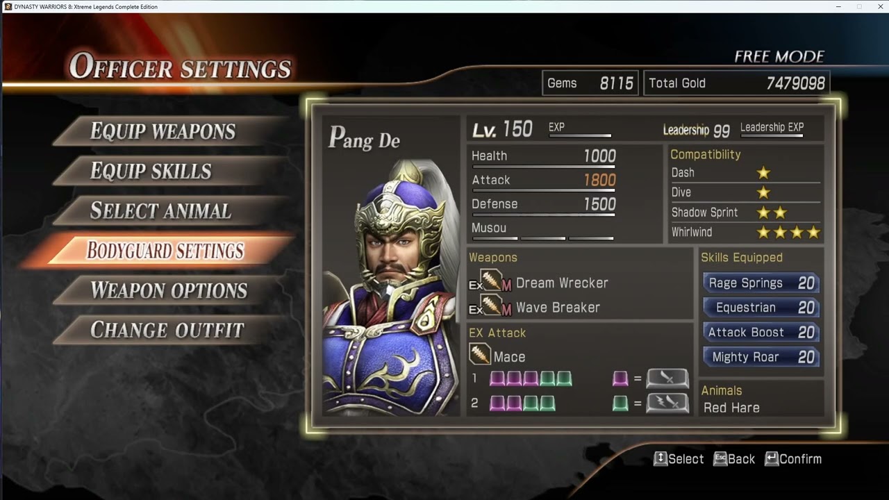 Dynasty Warriors 8 Xtreme Legends Bodyguard Ability Guide