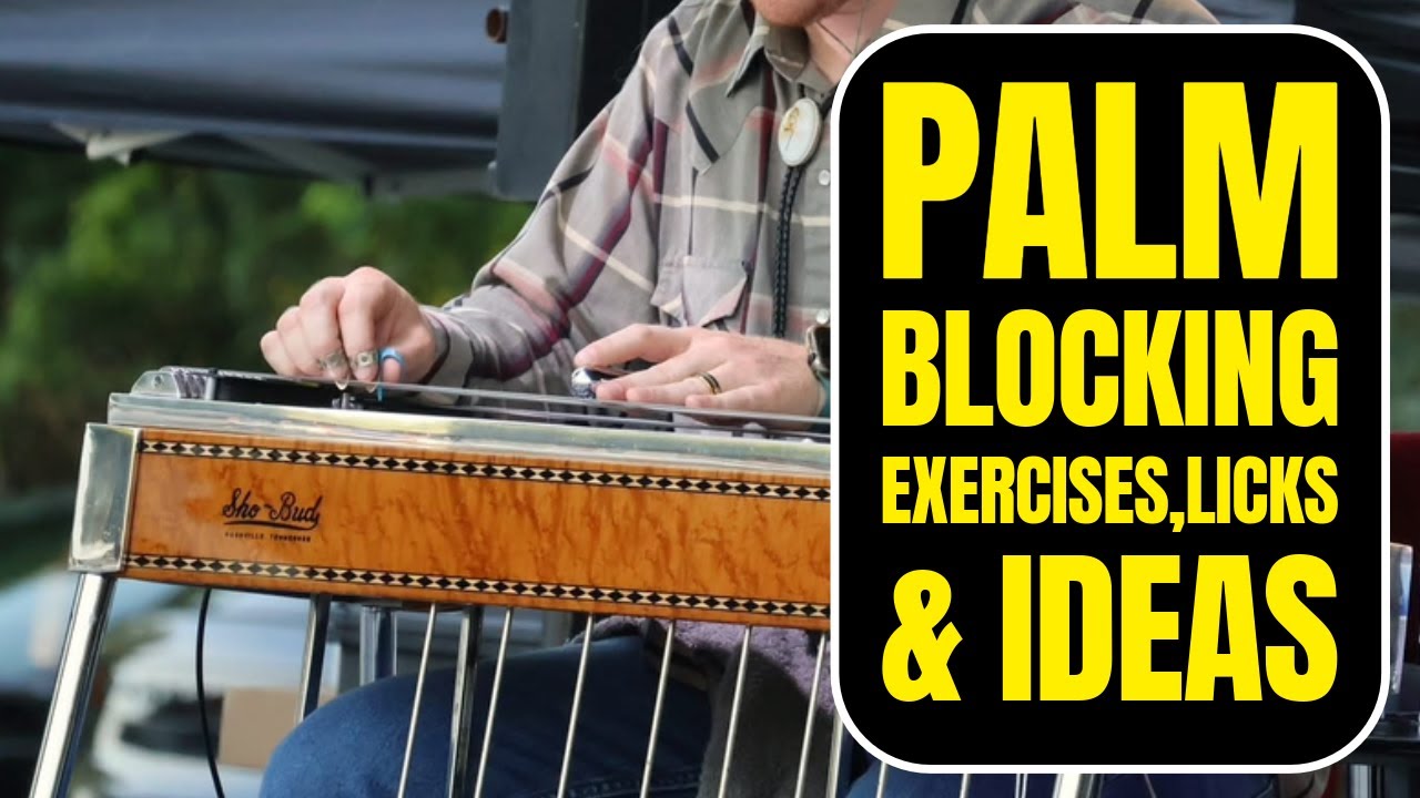 Palm Blocking: Exercises, Licks & Ideas // Pedal Steel Guitar Lesson