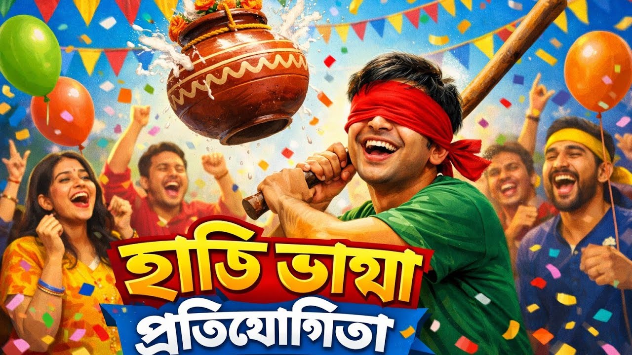 হাড়ি ভাঙ্গার একটা অসাধারন প্রতিযোগিতা কে জিতবে
