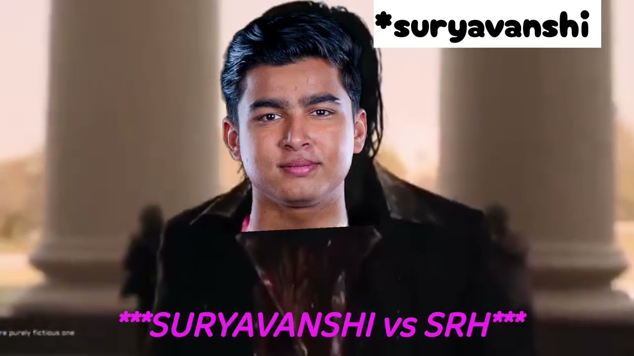 SURYAVANSHI vs SRH #rr #ipl #bts #rcb  #srh 