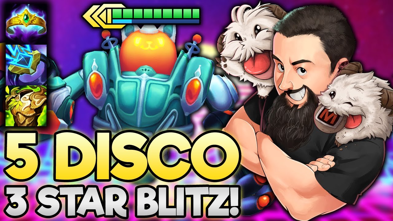 3 Star Blitzcrank - Disco Funky Fun!! | TFT Remix Rumble | Teamfight Tactics