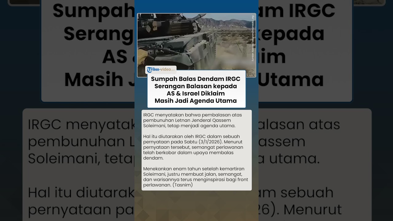 Sumpah Balas Dendam IRGC, Serangan Balasan ke AS-Israel atas Martirnya Soleimani Jadi Agenda Utama