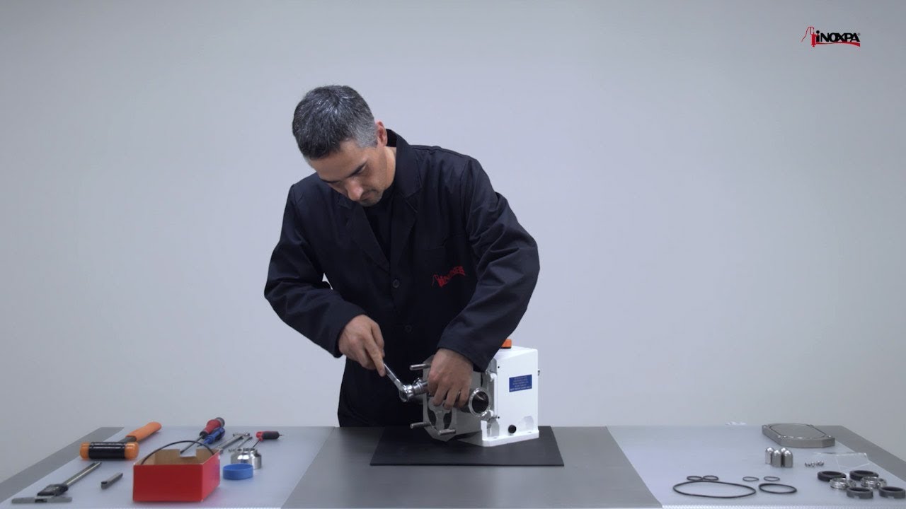 INOXPA SLR bomba lobular - Cambio de cierres mecánicos simples