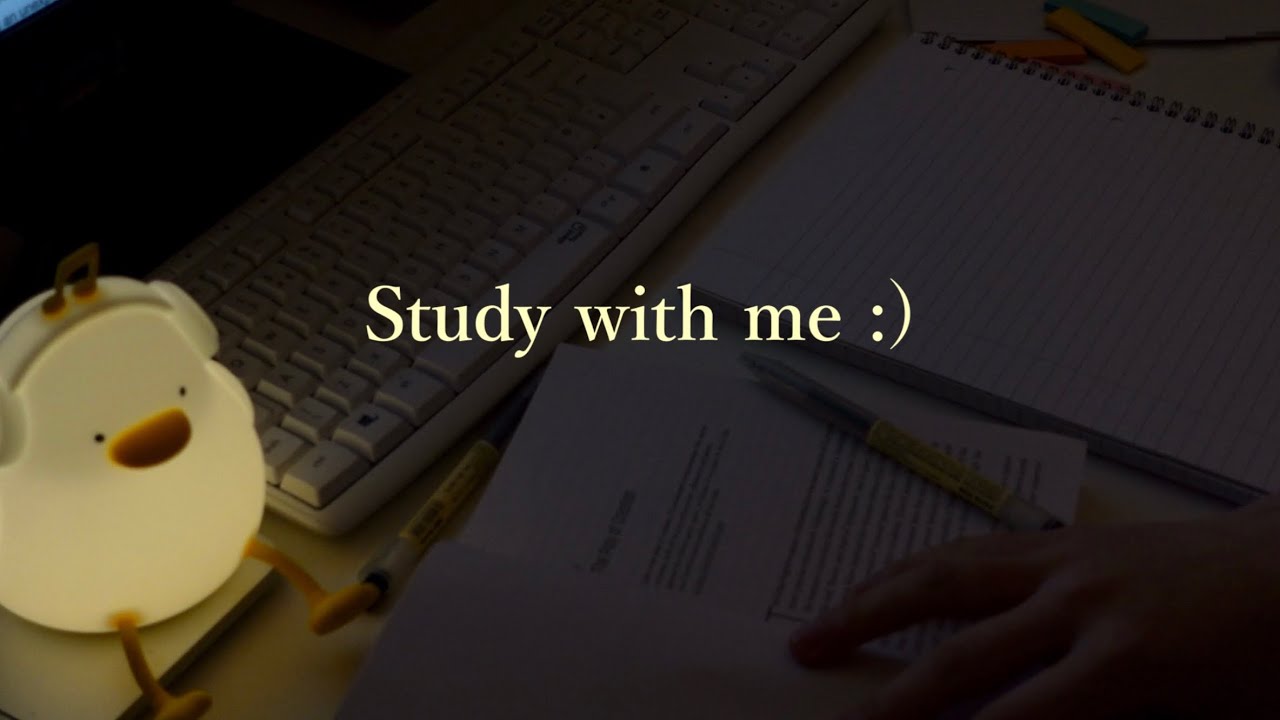 30 minutes study with me |  no music, background noise, real time + countdown