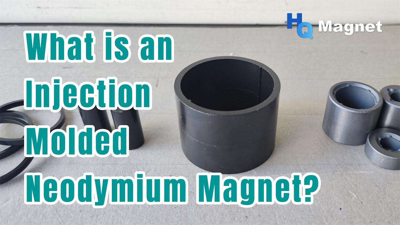 Injection molded neodymium magnet