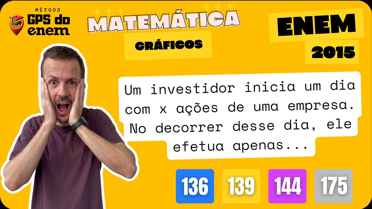 🐧 136. ENEM 2015 Gráficos | Questão 👉🏻 