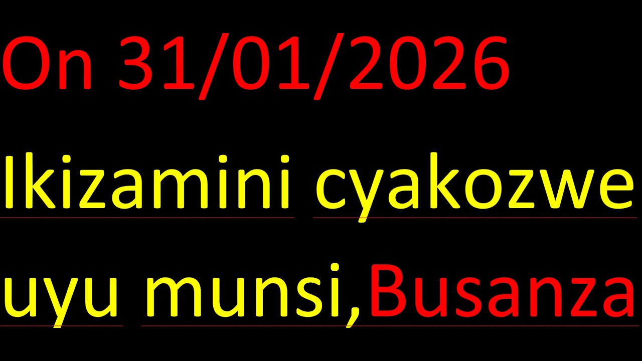 31 01🚨AMATEGEKO Y’UMUHANDA🚨IBIBAZO N’IBISUBIZO🚨🚔🚨BY’IKIZAMI CYA PROVISOIR  CYAKOZWE UY MUNSI 2026