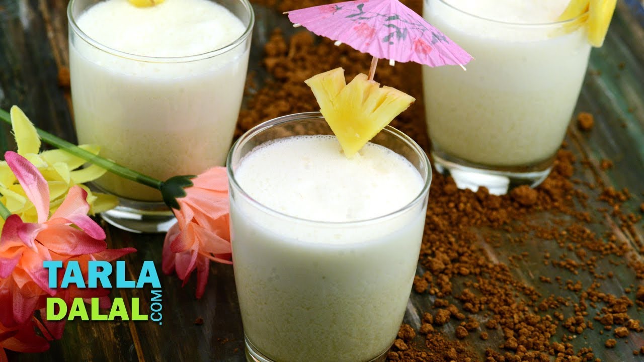 Virgin Pina Colada, коктейль, безалкогольный рецепт от Тарлы Далал