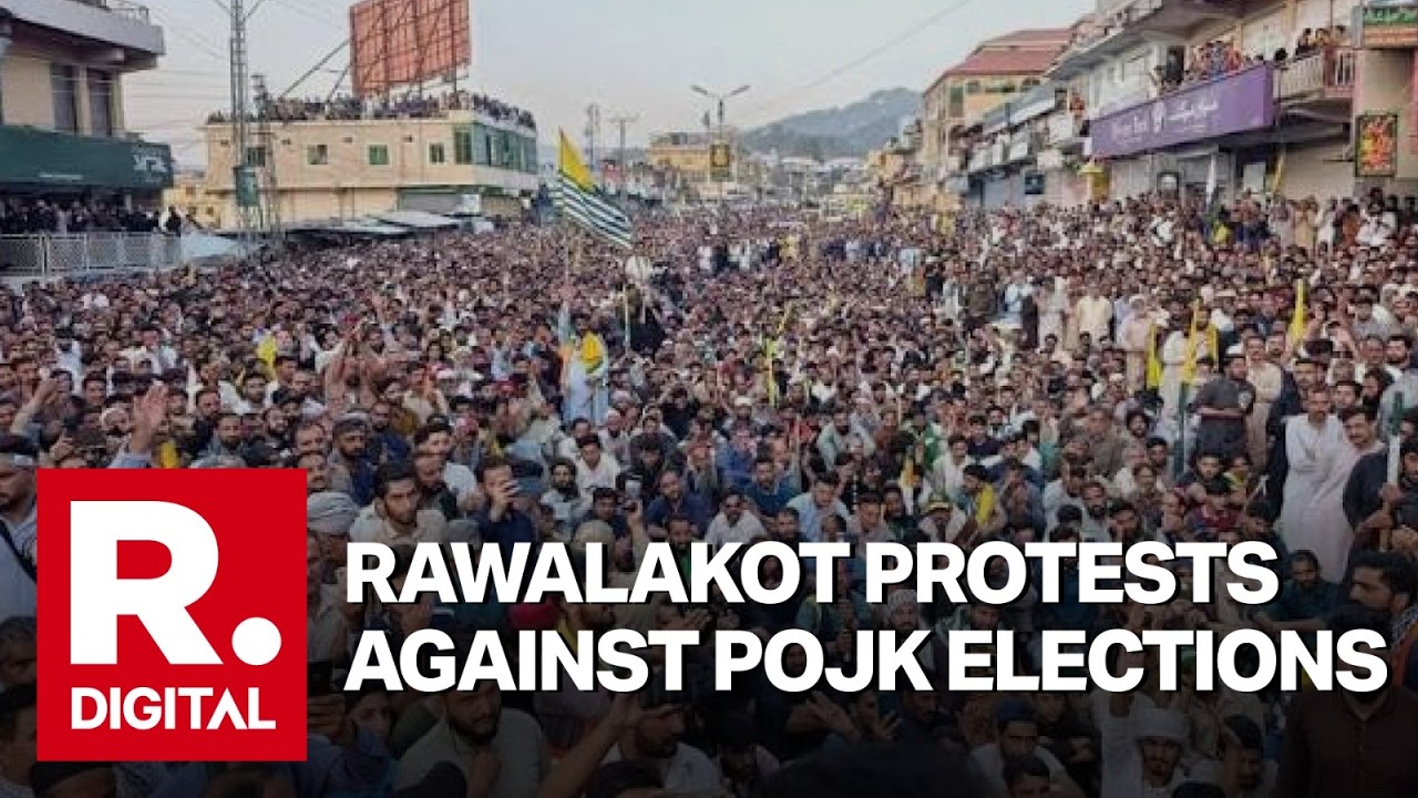 PoK Unrest: Awami Action Committee BOYCOTTS Polls! Massive Protests in Rawalakot