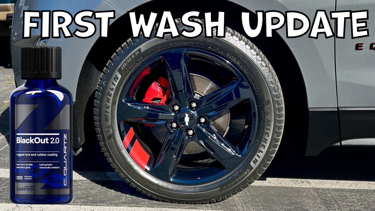 Покрытие для шин CarPro Cquartz BlackOut 2 0 (обновление после первой мойки)