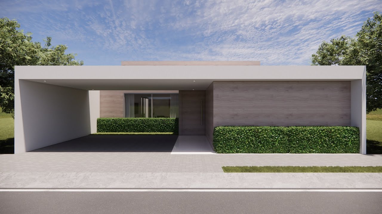 CASA MODERNA CON 3 HABITACIONES IDEAL para el FUTURO