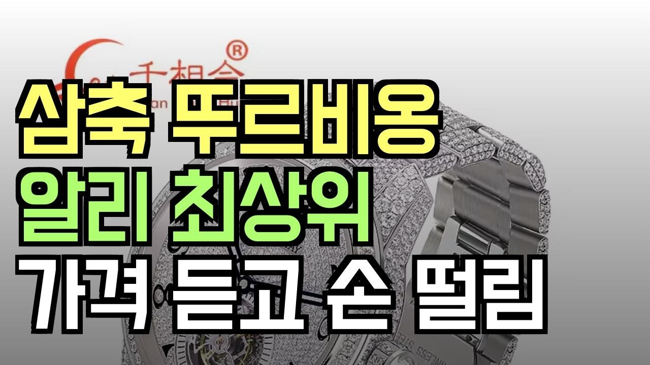 알리익스프레스에서 이 가격 실화냐 삼축 뚜르비옹 시계가 억 소리 나는 이유 VVS 모이사나이트는 상대도 안 되는 진짜 끝판왕 Sea-Gull 마스터