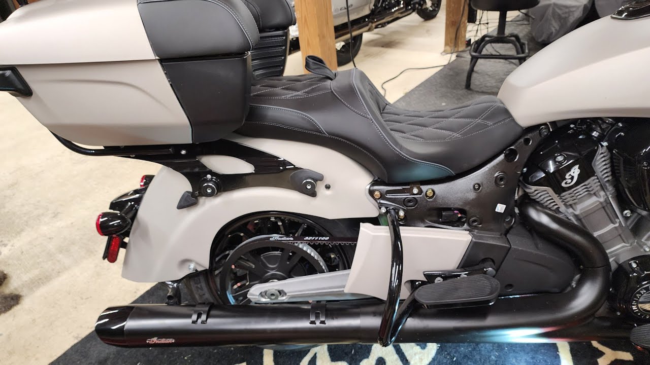 Indian Pursuit How to Install slip on mufflers video.